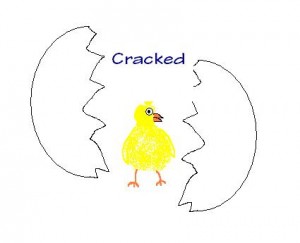 cracked