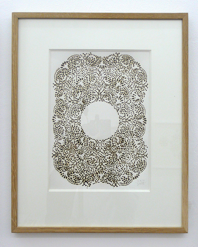 Oliver - Burned paper Dentelles Burned papers - Project Room Brussels, Belgium 2009