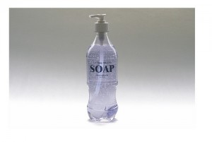 Handsoap in old Coke Soda bottle