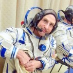 Astronaut Petit in space suit