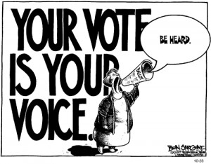 Your voice is your vote