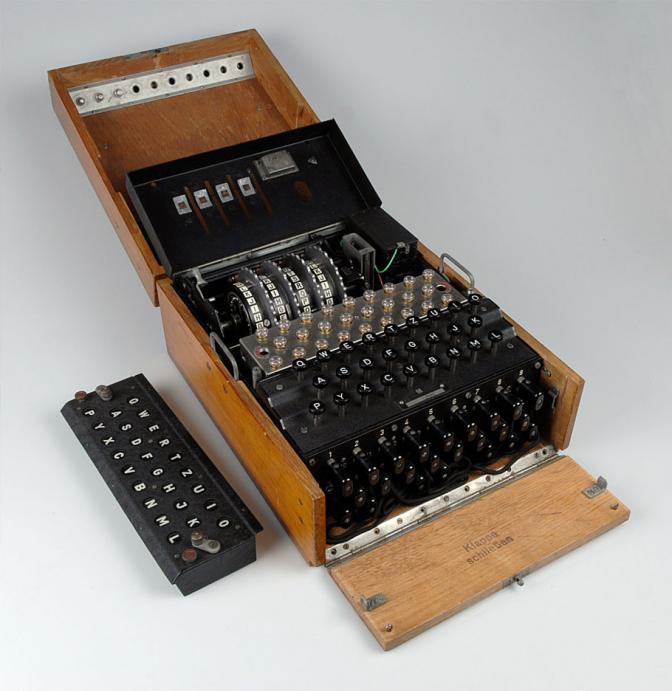 Enigma Machine - Top Removed Enigma Machine - Top Removed