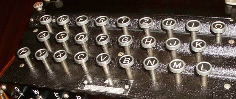 QWERTZUI Enigma Machine keyboard QWERTZUI Enigma Machine keyboard