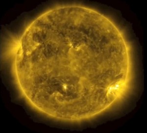 A picture of our Sun