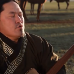 Tuvan man throat singing