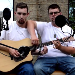 Laurier Lachance and Felix Desroches cover Eminem rap on a guitar