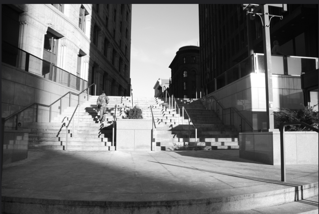 Downtown Baltimore Maryland steps